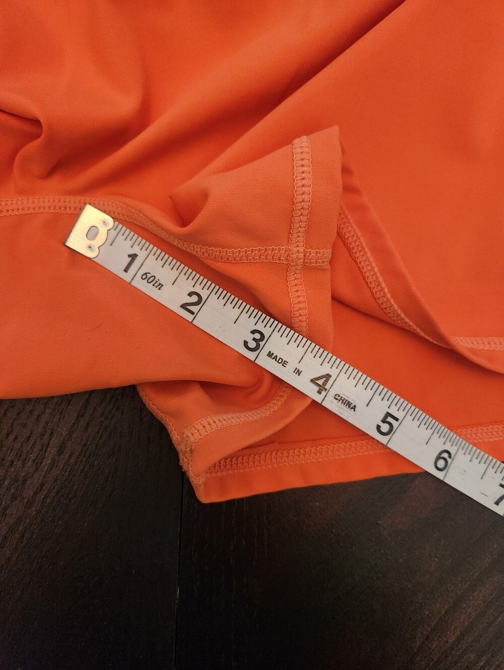 HALARA Orange Athletic Skort with Built-In Shorts - Picture 9 of 10